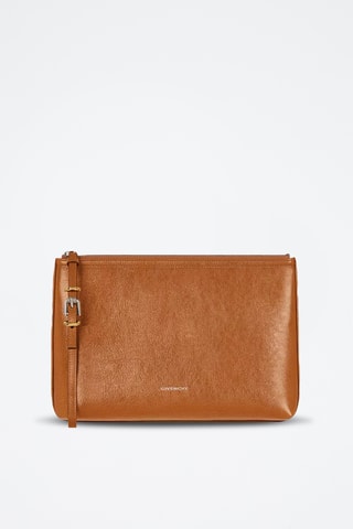 Pochette en cuir de veau - Camel