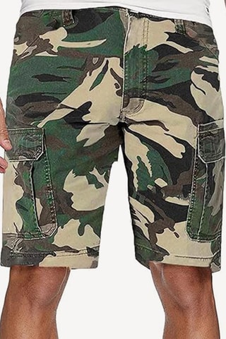 Short - Marron et vert foncé