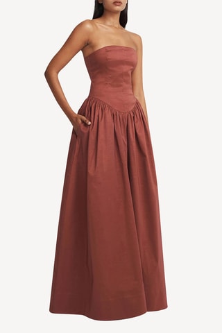 Robe bustier - Orange