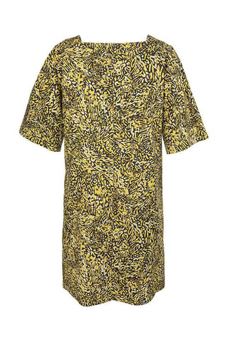 Robe droite - Jaune