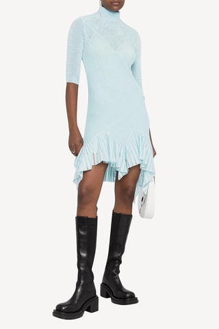 Robe midi - Bleu clair