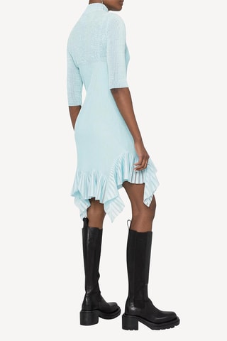 Robe midi - Bleu clair