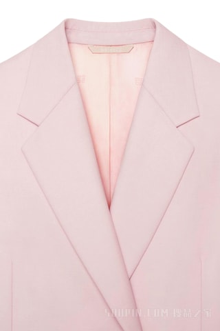 Veste en laine et angora - Rose