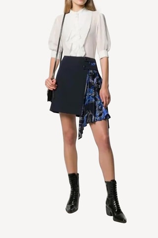 Minijupe en laine - Noir