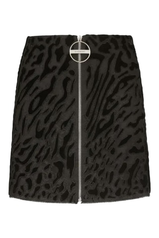 Minijupe taille haute - Noir