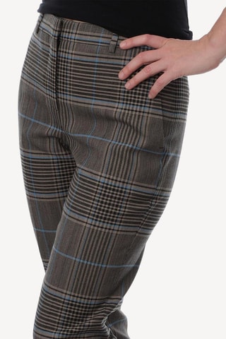 Pantalon slim en laine - Gris
