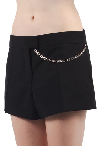 Short en laine et mohair - Noir