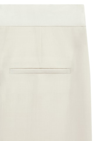 Pantalon en laine et angora - Ivoire