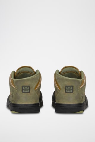 Baskets en cuir de veau - Vert olive