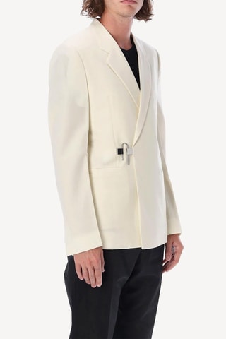Veste en laine et angora - Ivoire