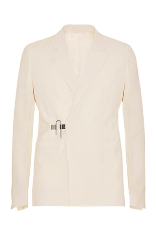 Veste en laine et angora - Ivoire