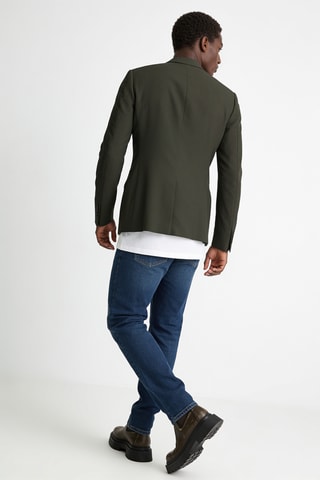 Veste en laine - Vert foncé