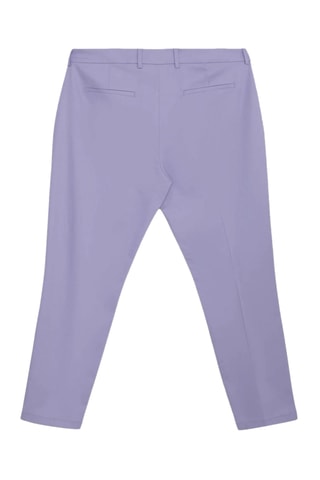 Pantalon de costume slim en laine et mohair - Mauve