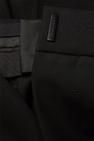 Pantalon de costume slim en laine - Noir