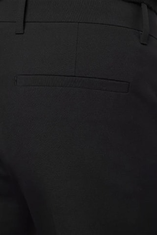 Pantalon de costume slim en laine - Noir
