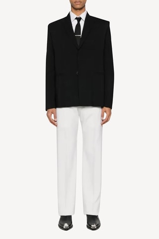 Pantalon de costume slim - Blanc