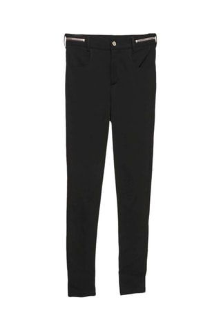 Pantalon de costume slim en laine - Noir