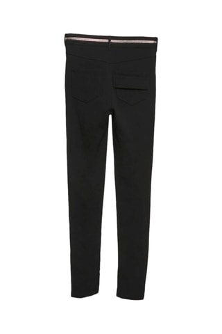 Pantalon de costume slim en laine - Noir