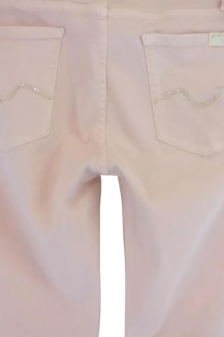 Pantalon slim en laine - Nude