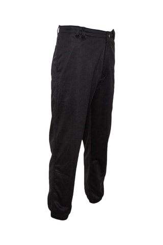 Pantalon slim en laine et angora - Noir