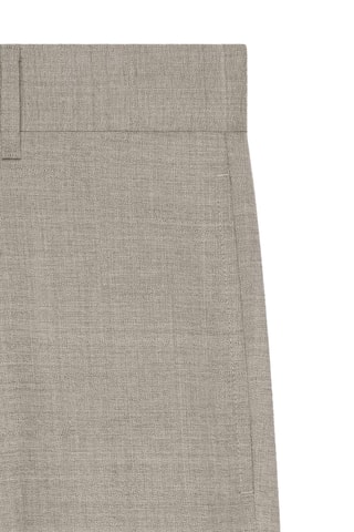 Pantalon de costume slim en laine - Gris clair chiné