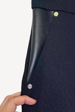 Pantalon slim - Marron foncé
