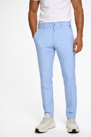 Pantalon en laine et mohair - Bleu clair