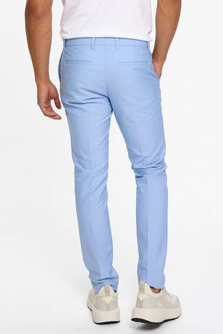 Pantalon en laine et mohair - Bleu clair