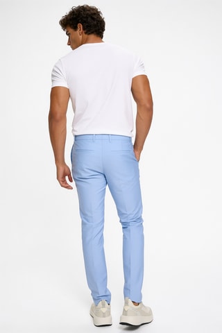 Pantalon en laine et mohair - Bleu clair