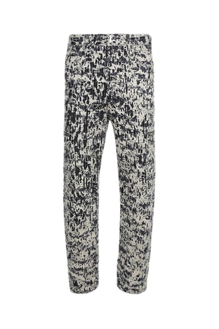 Pantalon loose - Beige et noir