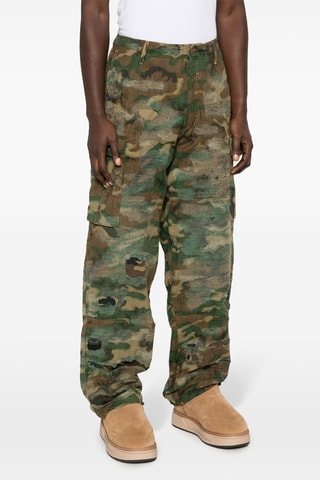Pantalon - Marron et kaki