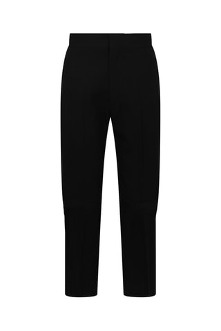 Pantalon slim en laine - Noir