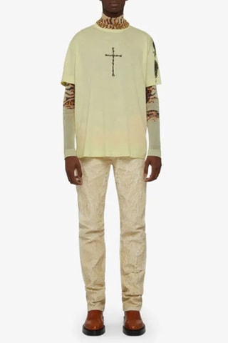 T-shirt oversize - Jaune