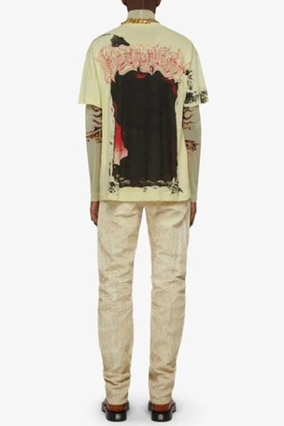T-shirt oversize - Jaune