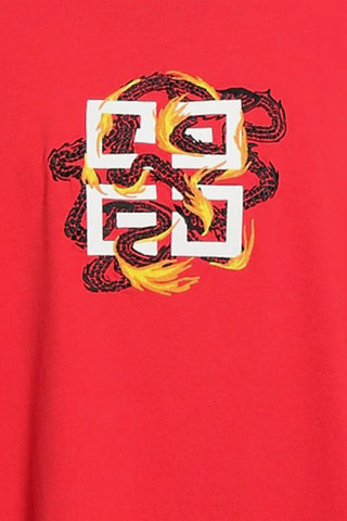 T-shirt boxy - Rouge