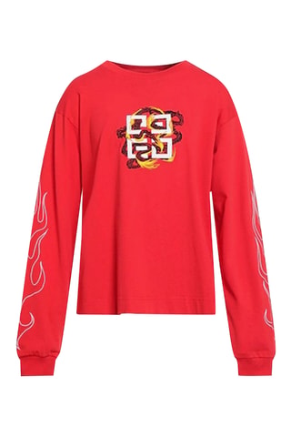 T-shirt boxy - Rouge