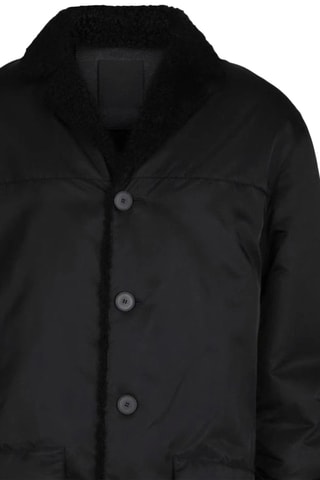 Manteau en cuir d’agneau - Noir