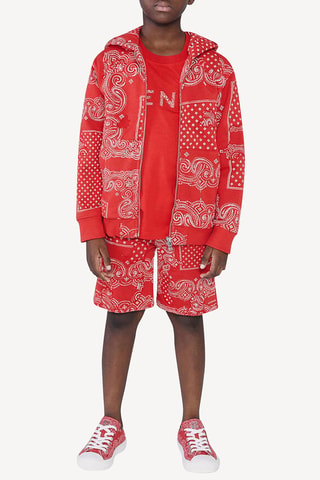 Sweat à capuche - Rouge