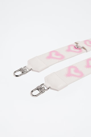 Bandoulière en cuir - Blanc