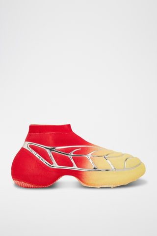 Baskets-chaussettes TK-360 Mid - Rouge et jaune