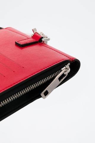 Porte-cartes en cuir - Noir