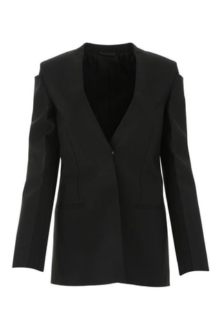 Veste en laine et angora - Noir