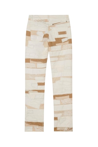 Pantalon - Ecru et marron- Givenchy