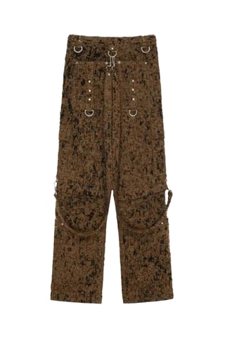 Pantalon - Noir et marron