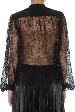 Chemisier en dentelle - Noir