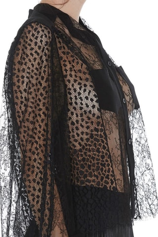 Chemisier en dentelle - Noir