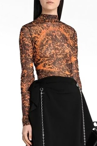 T-shirt - Marron et noir