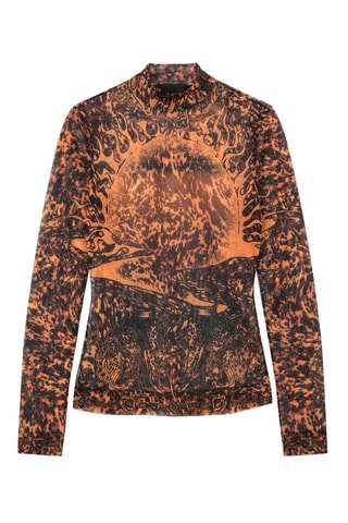 T-shirt - Marron et noir