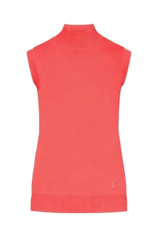 Pull sans manches - Rouge
