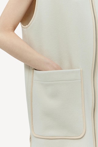 Manteau sans manches - Blanc